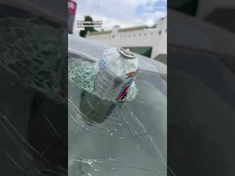 This is why you shouldn't leave cans in your car during a heatwave