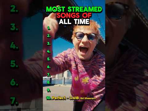 Most Streamed Songs Of ALL TIME