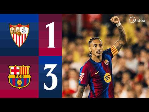 SEVILLA 1 vs 3 FC BARCELONA | LALIGA 2026/27 MD07 🔵🔴