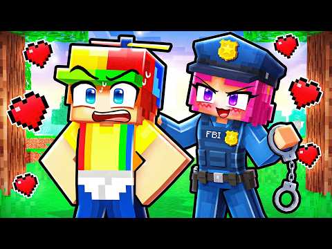 Police Officer Daisy Has a Crush on Me in Minecraft!