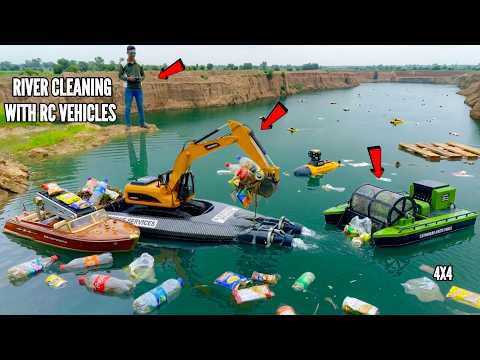 RC River Cleaning With RC Cars And Boats – Chatpat toy tv