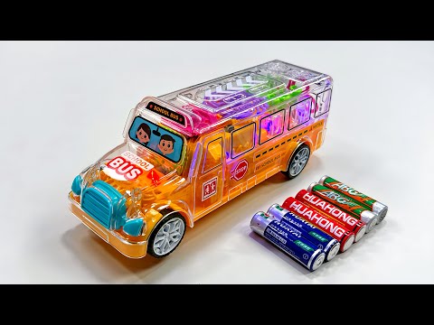 Unboxing RC Police Sports Car, Remote Control City Bus, EV 3D School Bus ASMR |Review Toys
