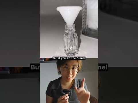 Why Liquid Won’t Flow Until You Lift the Funnel!