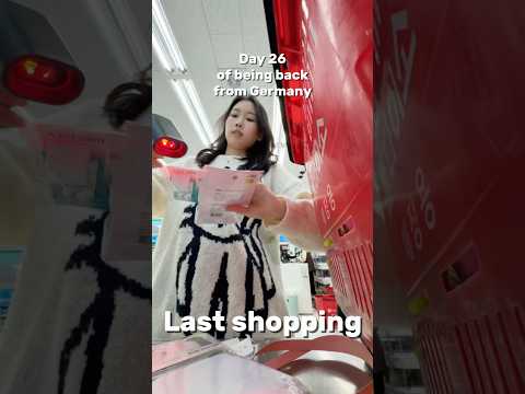 Last shopping before I move to Germany 🥺🛍️