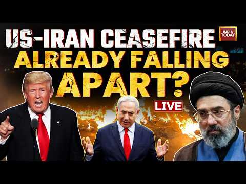 US Iran War LIVE: US-Iran Ceasefire Falling Already Falling Apart? | Trump-Iran | Middle East War