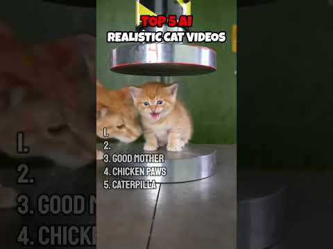 These AI Cat Videos Are TOO Real to Be Fake #sora #funny #ai #cat