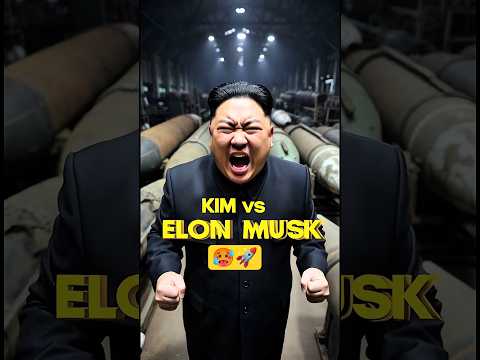KIM vs ELON: The "Dasi" Rocket Fail! 🚀😂 #KimJongUn #ElonMusk#shorts