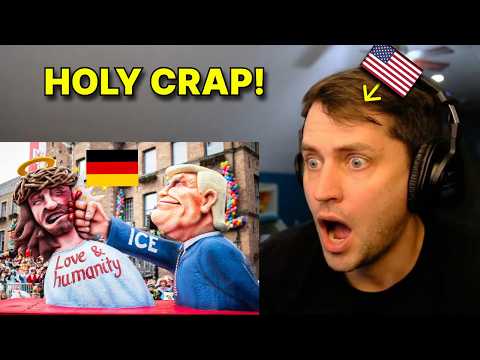 American reacts to Germany TRASHES Trump at Carnival