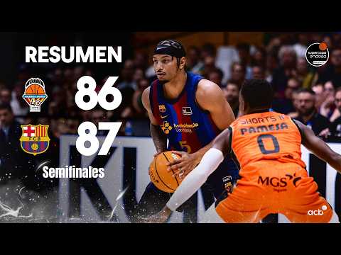 Valencia Basket - Barça (86-87) RESUMEN | Supercopa Endesa Badalona 2026