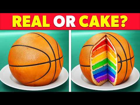 REAL or CAKE Quiz? ✔️🍰❌ 99% Fail This Challenge! Is it Cake?
