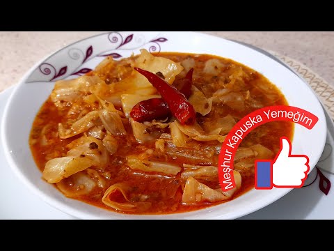 ANNEMİN KAPUSKASI 😍 (LEZZETLİ KAPUSKA YAPMANIN PÜF NOKTALARI, KAPUSKA KIYMALI YEMEĞİ NASIL YAPILIR?)