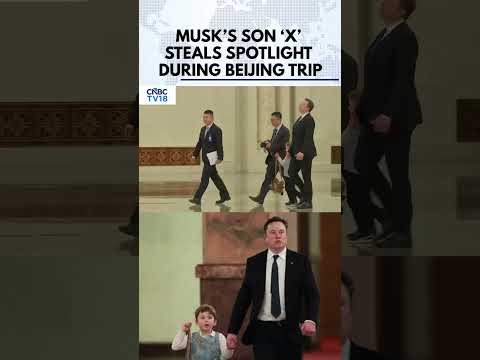 Elon Musk Joins Trump’s China Delegation With Son X Æ A-XII | Heartwarming Beijing Moment | N18G