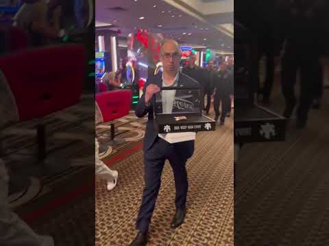 FULL VIDEO: Armed Security $10M poker winner walking casino - 2024 WSOP Main Event bracelet winner