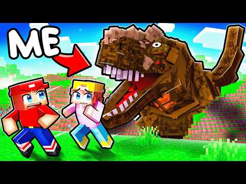Playing As A CURSED REX To Troll My Friends in Minecraft!