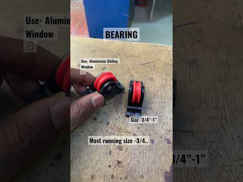 ALUMINIUM SLIDING WINDOW BEARING | #bearing #aluminium #windows #window #jaishreeram #hardware