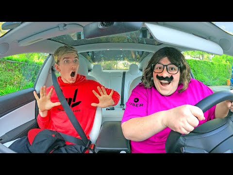 Undercover Uber Driver In Disguise to Prank STEPHEN SHARER!!