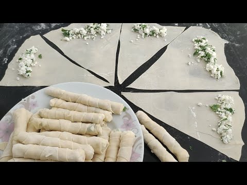 EL AÇMASI SİGARA BÖREĞİ TARİFİ 👌Yağ çekmeyen çıtır çıtır olan sigara böreği tarifi ❗kalem börek 