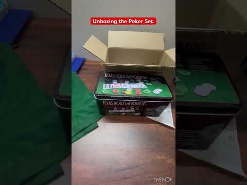 Unboxing the poker Setup .