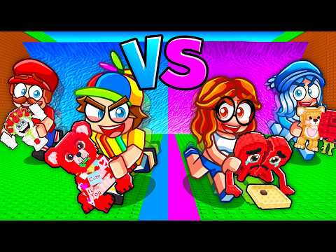 BOY ONLY vs GIRL ONLY Brainrots in Escape Tsunami for Brainrot!