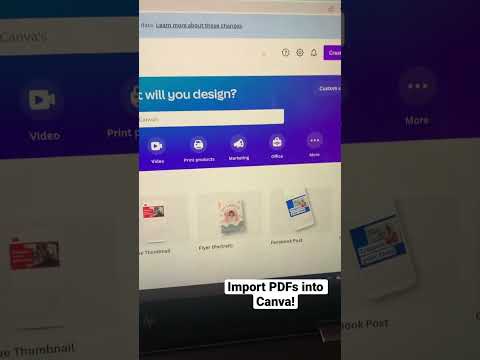 Import &amp; Edit PDFs Using Canva | Tutorial