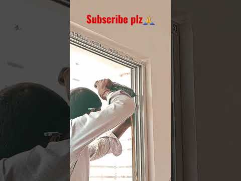 how to fitting Aluminium Window Frame #shorts #youtubeshorts #viralshorts #aluminiumframe #sliding