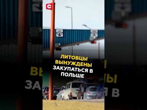 Литовцы вынуждены закупаться в Польше #литва #новости #политика #польша #прибалтика