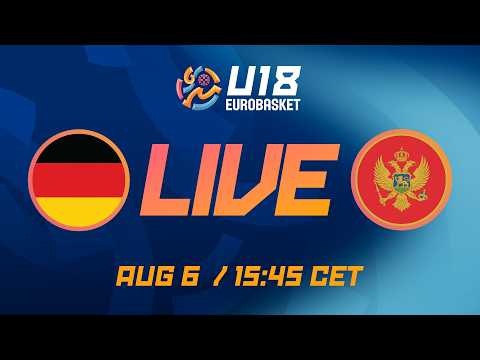 LIVE - Germany v Montenegro | FIBA U18 Women's EuroBasket 2026 | Class. Games 9-16