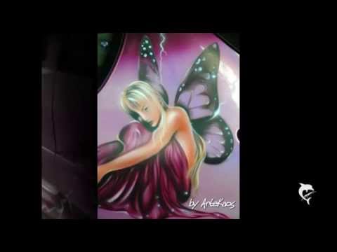 Airbrush Tutorials "Butterfly Effect", Video Preview by ArteKaos
