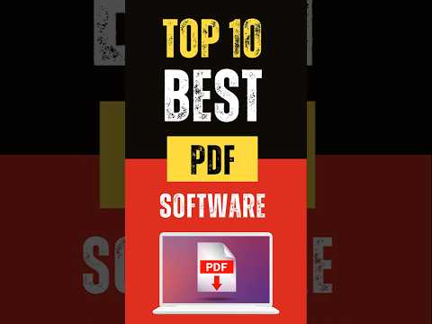 Top 10 Best PDF Software for 2024 #pdf #pdfeditor
