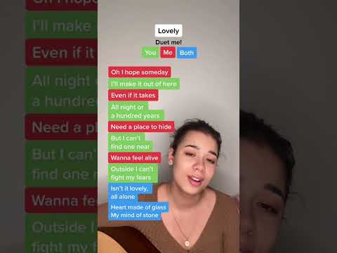 billie eilish - lovely 🎤 #duet #karaoke #lovely #billieeilish