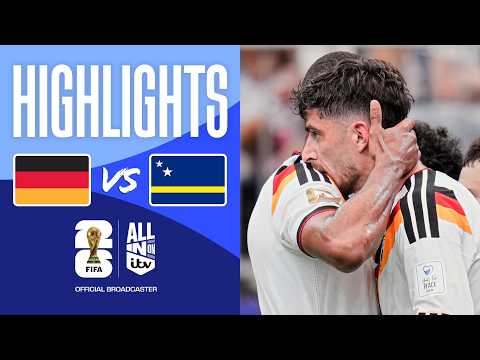HIGHLIGHTS - Germany v Curaçao | Group E opener! | FIFA World Cup 2026
