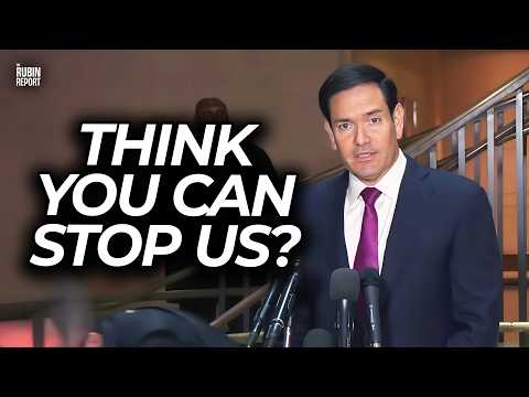 Listen to Press Go Quiet as Rubio Reveals Real Reason for Iran Attack