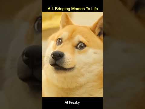 AI Bringing Memes To Life - Doge Meme (AI video Generates)