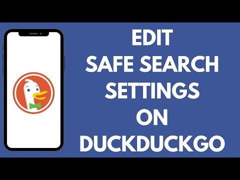 How To Edit Safe Search Settings On Duck Duck Go (EASY!)