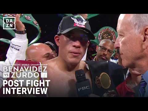David Benavidez reacts to KNOCKING OUT Zurdo and calls out CANELO and BIVOL! | Post Fight Interview