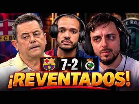 REACCIÓN BARÇA: los MADRIDISTAS ante la GOLEADA 7-2 al Racing (Cancelo, Raphinha y Adeyemi)