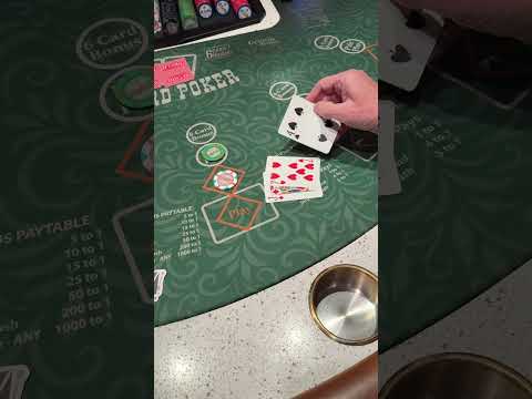 $3,000 On 3 Card Poker #casino #poker