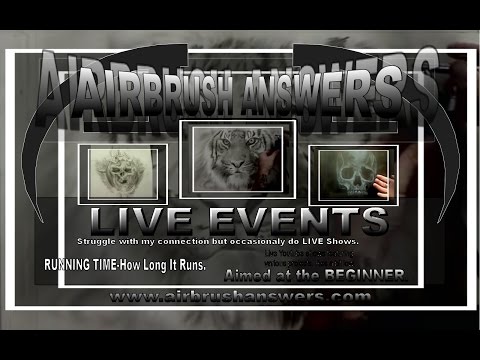 Demo Skull-Airbrushing