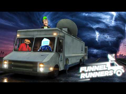 We Tried to Open a Storm Bunker to Escape an EF5! (Funnel Runners)