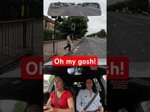 It’s GREEN for us 😭😬 #driving #car #london #pov #new #driver #learn
