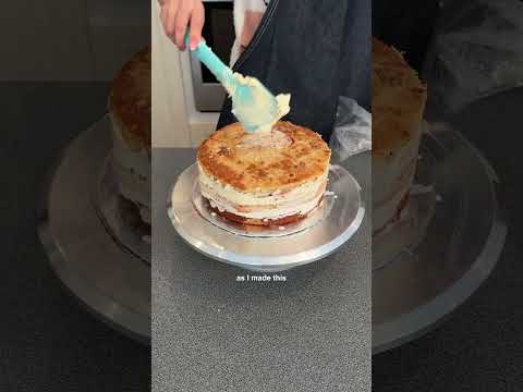 making a birthday cake