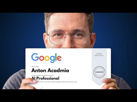 Google's NEW AI Professional Certificate in 12 Mins