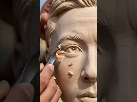 Wooden Statue of Elon Musk 🚀