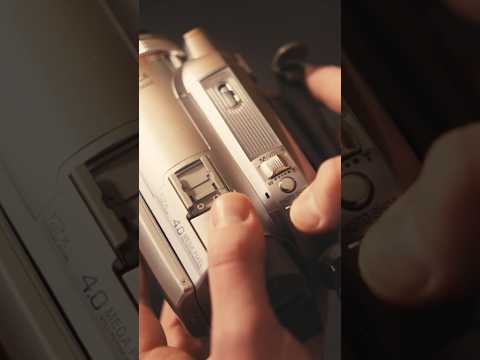 loading mini dv camcorder #minidv #camcorder #dadcam #nostalgia