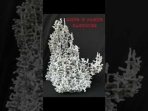 Massive Aluminum Fire Ant Mound Sculpture