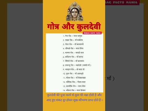 गोत्र और कुलदेवी #kuldevi #upay #viralvideo #trending #shorts #motivation #knowledge #facts