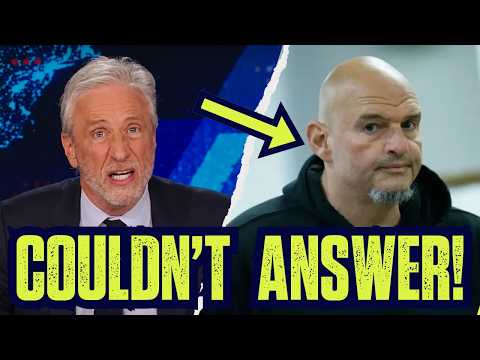 Jon Stewart Just HUMILIATED John Fetterman to His Face…