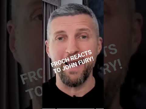 Carl Froch reacts to John Fury #misfitsboxing #johnfury #carlfroch