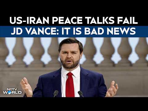 US Iran War News | No Breakthrough In Peace Talks, JD Vance Says 'Iran Refused To Accept Our Terms'
