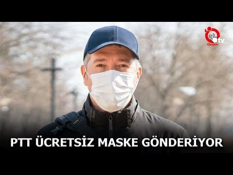 PTT ÜCRETSİZ MASKE GÖNDERİYOR